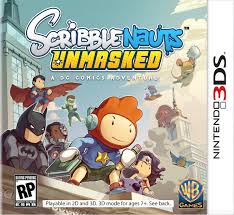 scribblenauts unmasked 3ds cover