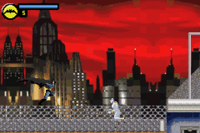 batman vengeance gba screen shot