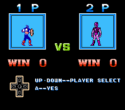 captain america nes vs mode