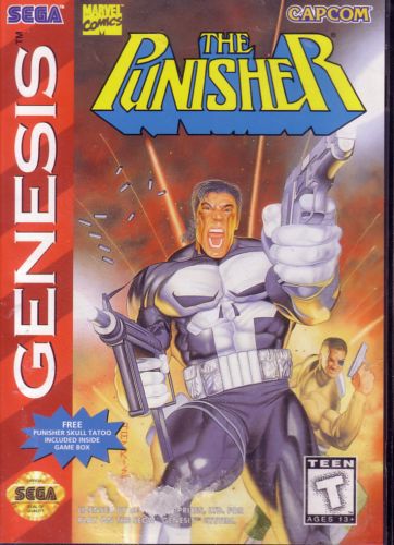 the punisher sega genesis cover