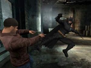 batman begins fighting
