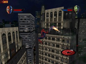 spider-man the movie swinging