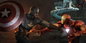 cap v iron man